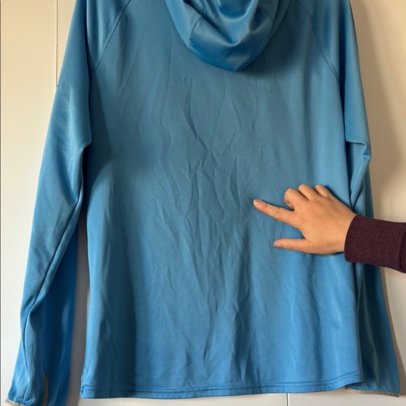Blue Patagonia Long Sleeve UPF Hoodie - Picture 6 of 6